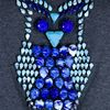 Burberry Prorsum Owl Embellished Tshirt in Gray (grey) - Lyst
