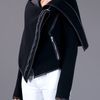 Gareth Pugh Asymmetric Flap Detail Jacket in Black - Lyst