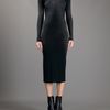 Gareth Pugh Striped Fitted Dress in Black - Lyst