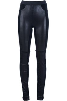 Hervé Léger Contrast Skinny Trouser - Lyst