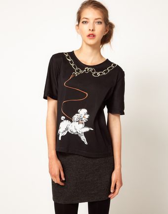Lulu & Co Lulu and Co Studio Jersey Poodle Tee - Lyst
