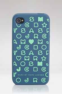 Marc By Marc Jacobs Iphone Case 4g Stardust Logo - Lyst