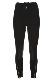 McQ by Alexander McQueen Leather Panel Trousers - Lyst