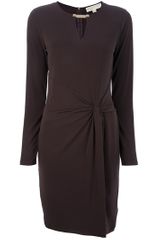 Michael Kors Round Neck Fitted Dress