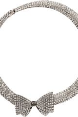 Nina Ricci Crystal Bow Collar