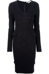 Stella McCartney Brocade Peplum Dress