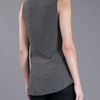 Victoria Beckham Sleeveless Draped Top in Green - Lyst