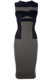 Victoria Beckham Fitted Dress - Lyst