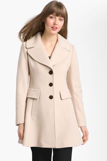 Fleurette Single Breasted Wool Coat - Lyst