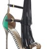 Sergio Rossi Ss Tawaraya Double Tiered Sandal in Multicolor (black/white/tan/green) - Lyst