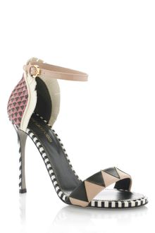 Sergio Rossi Ss Oberoj Ankle Strap High Heel Sandal - Lyst