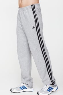Adidas Three Stripe Essentials Core Cuffed Sweat Pants - Lyst