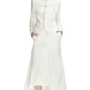 Boy By Band Of Outsiders Ivory Standing Collar Peplum Jacket in White (ivory) - Lyst