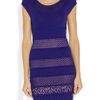 Catherine Malandrino Knitted Dress in Purple (violet) - Lyst