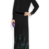 Gucci Irisprint Pleated Silk Chiffon Maxi Skirt in Black - Lyst