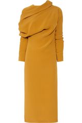 Haider Ackermann Draped Silk Dress