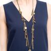 Mango Touch Tassels Pendant Necklace in Gold (94) - Lyst