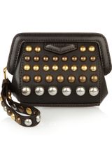 Marc By Marc Jacobs Thunderdome Studded Leather Clutch