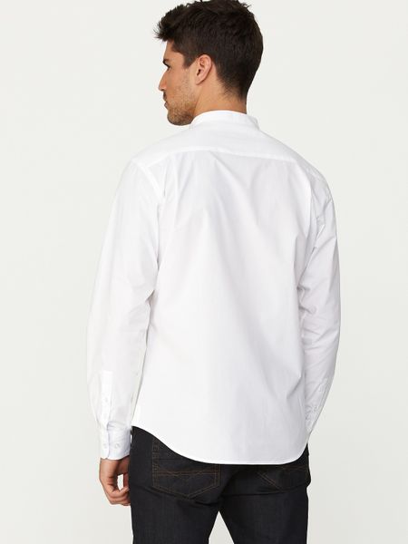 Previously viewed products Mens Grandad Shirts Striking the balance between smart and casual, a grandad shirt will be a versatile addition to your fall/winter wardrobe. Layer over a T-shirt for laidback look or team with chinos when they day calls for something a little smarter.