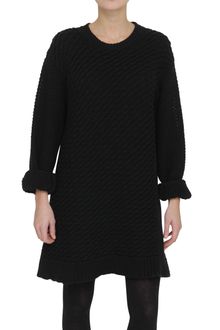 See By Chloé Woolen Bouclé Dress - Lyst