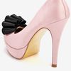 Ted Baker Ted Baker Morick Peeptoe Platforms in Pink (nude/black) - Lyst