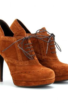 Yves Saint Laurent Tribute 90 Suede Ankle Boots - Lyst