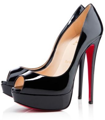Christian Louboutin Lady Peep - Lyst