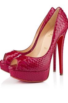 Christian Louboutin Lady Peep - Lyst