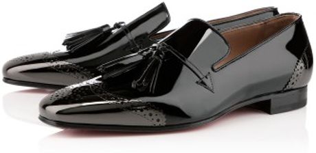 Christian Louboutin James Mens Flat in Black for Men (steel) - Lyst