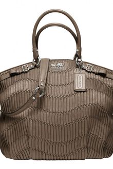 Coach Madison Gathered Leather Lindsey Satchel - Lyst