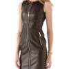 Dsquared2 Miss Harper Leather Dress in Black - Lyst