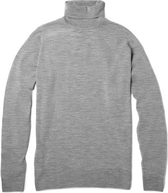 John Smedley Belvoir Rollneck Merino Wool Sweater - Lyst
