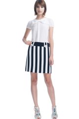 Moschino Crepe De Chine Bow Blouse