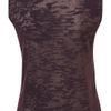 Topshop Burnout Low Armhole Vest in Purple (burgundy) - Lyst