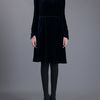 Valentino Velvet Dress in Purple - Lyst