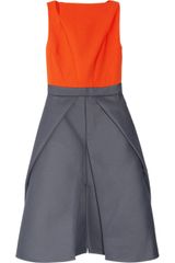 Antonio Berardi Colorblock Woven Dress