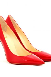 Christian Louboutin Decollete 554 100 Patent Leather Pumps - Lyst