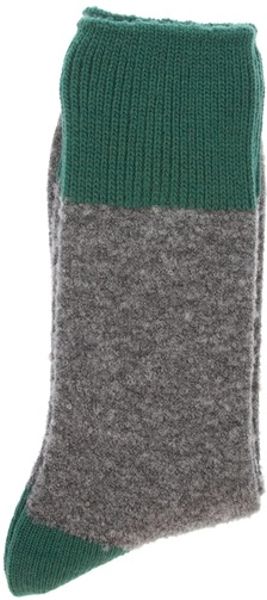 Comme Des Garçons Bicolour Sock in Green for Men (grey) - Lyst