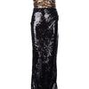 Dolce & Gabbana Sequin Strapless Dress in Gold (black) - Lyst