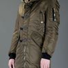 Dsquared2 Fur Collar Jacket in Khaki for Men - Lyst