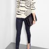 Iro Cream and Black Merino Knitted Jumper in Beige (cream) - Lyst