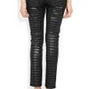 Sass And Bide The Last Stand Crocprint Cropped Skinny Jeans in Black - Lyst