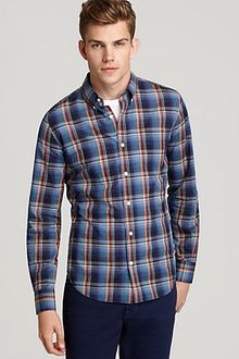 Vince Plaid Sport Shirt Classic Fit - Lyst