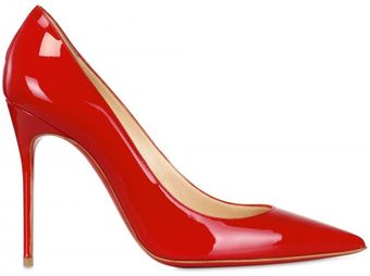 Christian Louboutin 100mm Decollete 554 Patent Pointy Pumps - Lyst