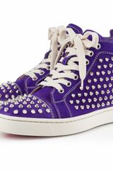 Christian Louboutin Womens Flat Spikes