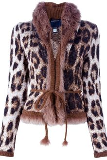 Class Roberto Cavalli Leopard Print Jacket - Lyst