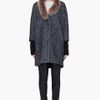 Elizabeth And James Charcoal Raccoon Fur Trim Valentina Coat in Gray (charcoal) - Lyst