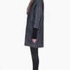 Elizabeth And James Charcoal Raccoon Fur Trim Valentina Coat in Gray (charcoal) - Lyst
