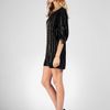 Ella Moss Tiara Beaded Dress in Black (antique) - Lyst