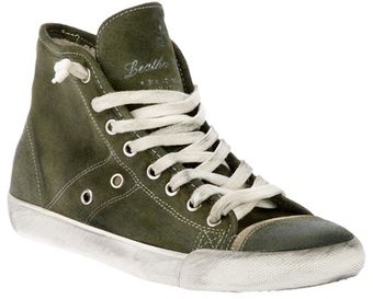Leather Crown Hitop Trainer - Lyst